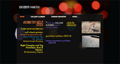 Desktop Screenshot of doziermath.org